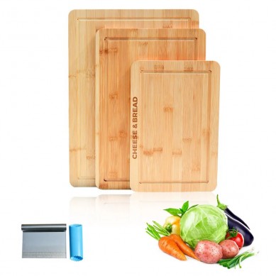 Bamboo Wooden Walnut Watermelon Workstation Cutting Board Set over the Sink for Kitchenware