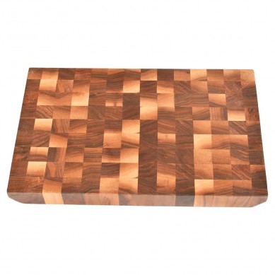 End Grain Wood Cutting Board Chopping Block Large Kitchen