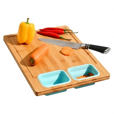 Wholesale Cutting Boards Over The Sink Cutting Board With Strainer Kitchen Cutting Board (3-Piece Set) – Juice Groove