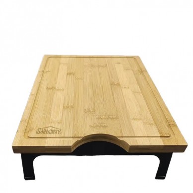 Good Quality Natural Bamboo Wood Cutting Board Portable Chopping Boards With Folding Legs