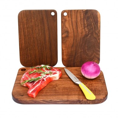 Mini Butcher Block Rubber Vegetable Fruit Walnut Acacia Wooden Bamboo Chopping Custom Wood Boat Cutting Board Set Tray