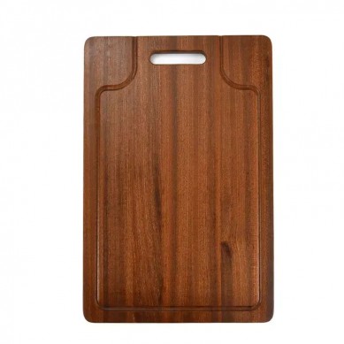 Extra Large And Thick Natural Organic Totally Kitchen Sapele Wood Cutting Board with Drip Juice Groove