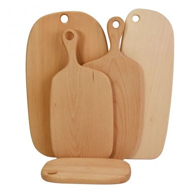 Custom Beech Wood Unfinished Cutting Board Mini Chef Chop Boards Set for Decorating and Crafting Wholesale