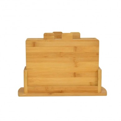 High Quality Kitchen Cookware 4 Pieces Bamboo Cutting Boards Set Wood Chopping Board for Christmas