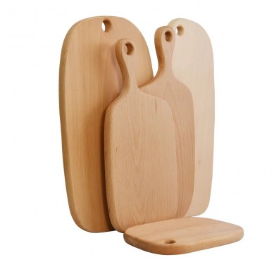 Custom Beech Wood Unfinished Cutting Board Mini Chef Chop Boards Set for Decorating and Crafting Wholesale