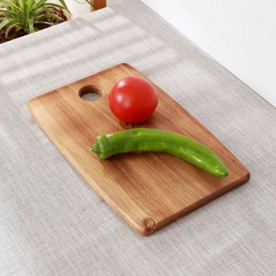 Good Quality Durable Rectangle Acacia Wood Cheese Cutting Board Wooden Pizza Serving Board for Christmas Gift