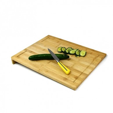 Extra Large Wooden Bamboo Cutting And Chopping Board with Raised Edges on Sides