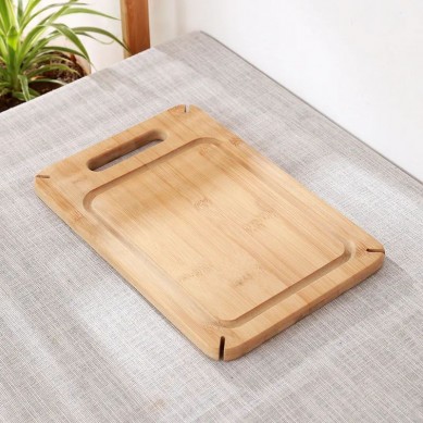 Wholesale Natural Bamboo Wood Safe Cutting Chopping Board