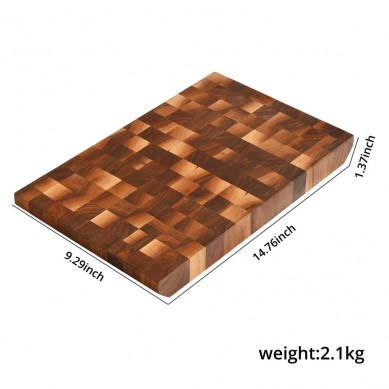 End Grain Wood Cutting Board Chopping Block Large Kitchen