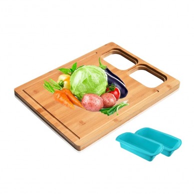 Wholesale Cutting Boards Over The Sink Cutting Board With Strainer Kitchen Cutting Board (3-Piece Set) – Juice Groove