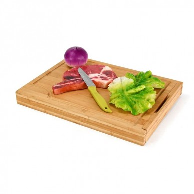 Eco-friendly Kitchen Bamboo Digital Food Scale Custom Wood Electronic Scale Cutting Board Chop Block