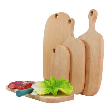 Custom Beech Wood Unfinished Cutting Board Mini Chef Chop Boards Set for Decorating and Crafting Wholesale