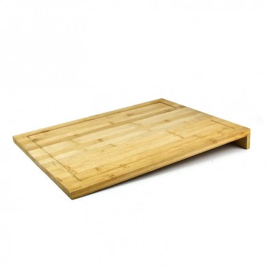 Extra Large Wooden Bamboo Cutting And Chopping Board with Raised Edges on Sides