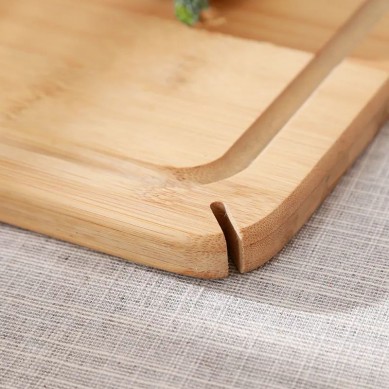 Wholesale Natural Bamboo Wood Safe Cutting Chopping Board