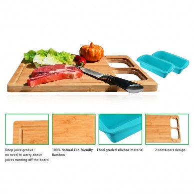 Wholesale Cutting Boards Over The Sink Cutting Board With Strainer Kitchen Cutting Board (3-Piece Set) – Juice Groove