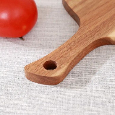 Premium Acacia Wood Kitchen Chopping Board with Handle