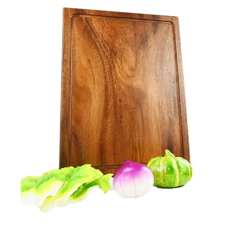 High Quality for Small Gift Box - Edge Grain Reversible Walnut Wood Chopping Board with Juice Groove and Handles, Pre-Oiled Carving Tray for Meat & Cheese – Shunstone