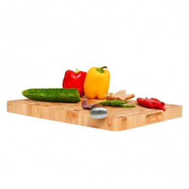 Bamboo Cutting Board Set Wooden for Kitchen Chopping Meat Vegetables Fruits With Juice Groove Handles