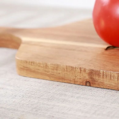 Premium Acacia Wood Kitchen Chopping Board with Handle