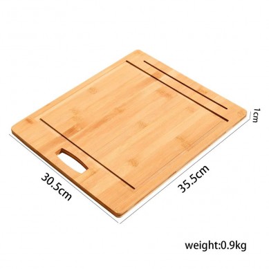 Shunstone Bamboo Wood Disposable Large Size Personalized Cross Pressure Cutting Chopping Board With Knife Holder
