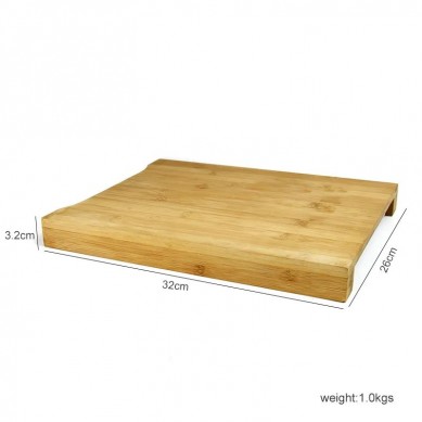 High Quality Bamboo Chopping Board with Stainless Steel Container Wood Cutting Board for Meat Vegetable