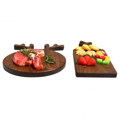 Charcuterie Teart Ju Leaf Pear Guitar Rough Fruit wooden Pineapple The Pig Shape Shaped Wood Cutting Boards