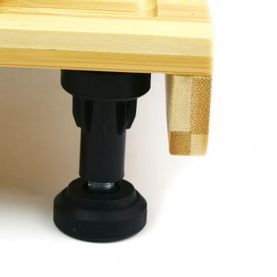 Dual-purpose Chopping Board Bamboo and Stovetop Cover Cutting Board with Adjustable Legs