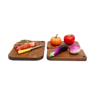 Mini Butcher Block Rubber Vegetable Fruit Walnut Acacia Wooden Bamboo Chopping Custom Wood Boat Cutting Board Set Tray