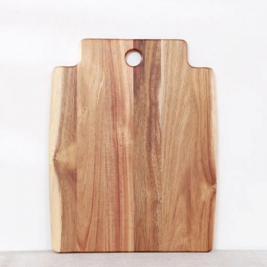 Hot Sell Kitchen Tool Set of 2 Acacia Wood Chopping Blocks Wooden Cutting Board as Christmas Gift