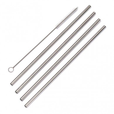 Factory supplied China Multicolor Reusable Stainless Steel Metal Cocktail Straws