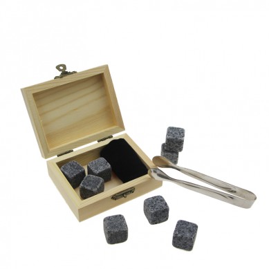 Granit Whisky Steine ​​Basalt Marmor Speckstein Chilling Rocks Weinwürfel Weihnachtsgeschenk