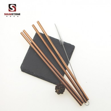 Golden Color Metal Straw Supplier in China