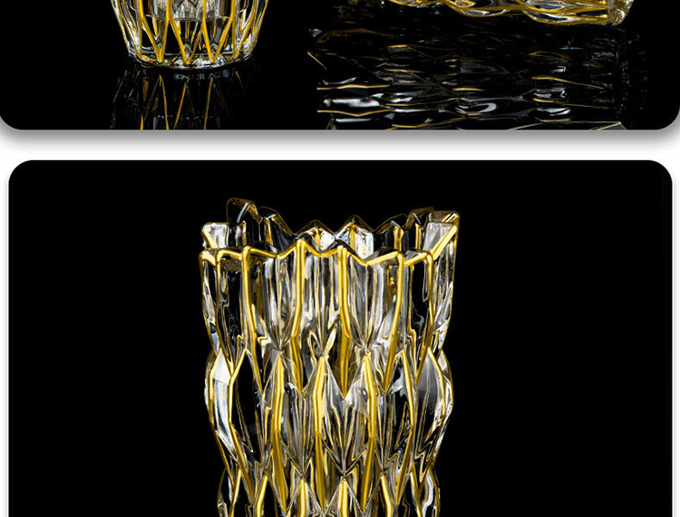 gold rim glassware10