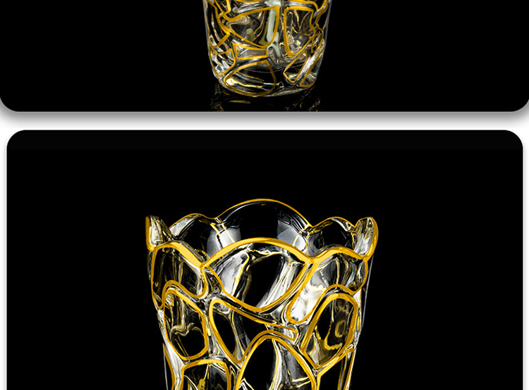 gold rim glassware10