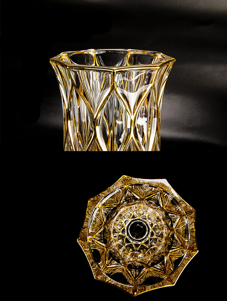 gold rim glassware13