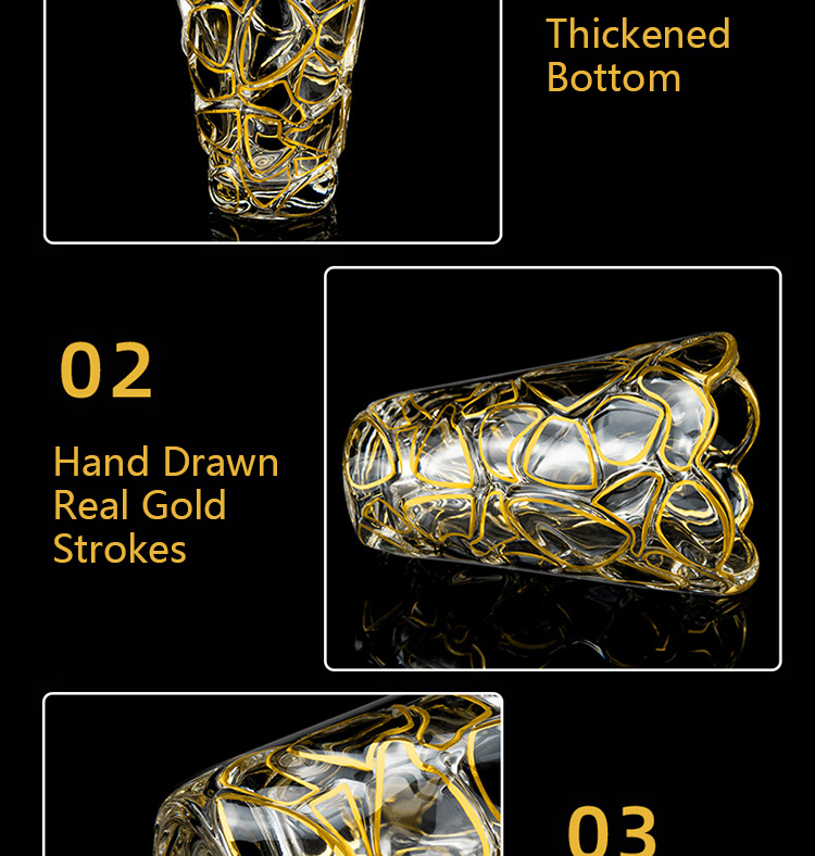 gold rim glassware14