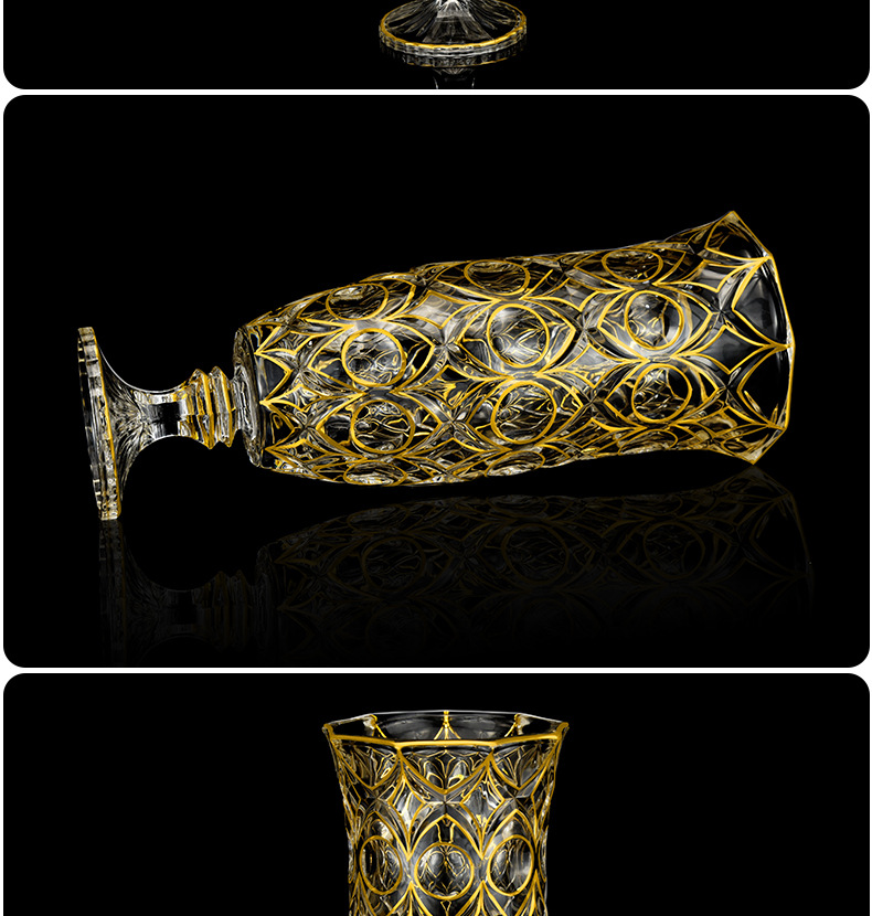 gold rim glassware14