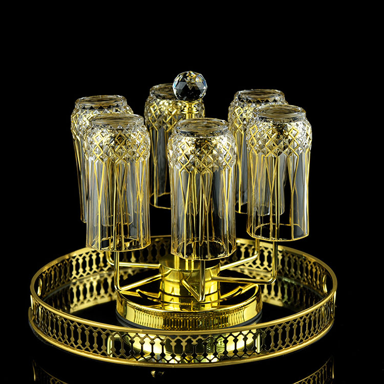 gold rim glassware1