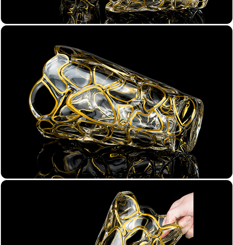 gold rim glassware16