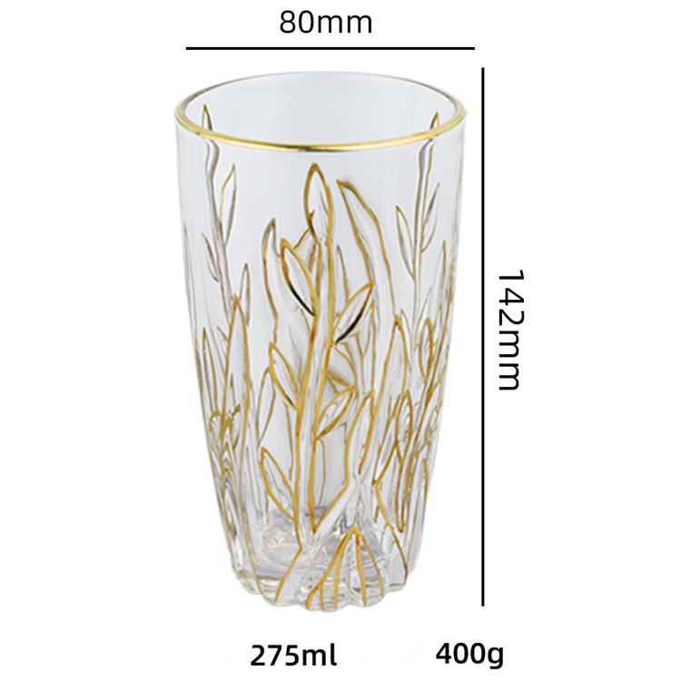 gold rim glassware8