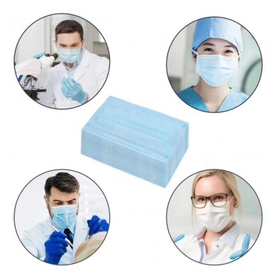 Professional Factory for PFE 99% Medical Disposable face mask  3 ply surgical mask with Tie on