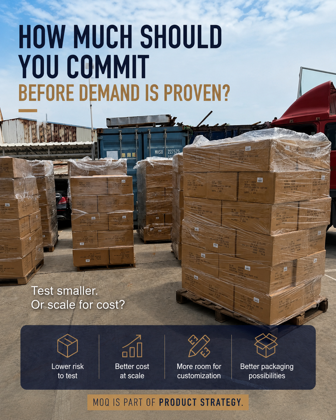 The Right MOQ Depends on the Sales Channel