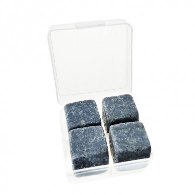 Wholesale 4PCS high quality Whisky Chilling Stones Set with Plastic box