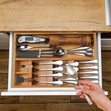 Kitchen drawer storage box bamboo kitchen drawer storage box silver kitchen drawer storage box