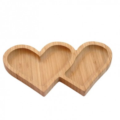 Wholesale Quality Home Hotel Custom Food Or Drink Lobby Serving Cutlery Wooden Serving Tray for lover