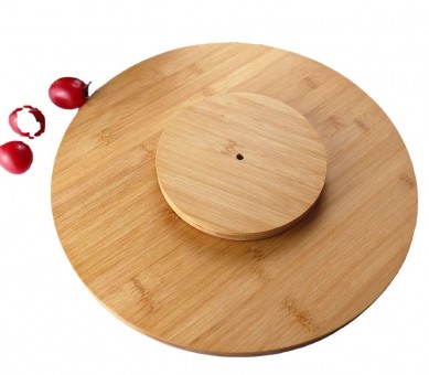 High quality Bamboo Lazy Susan Bamboo Turntable