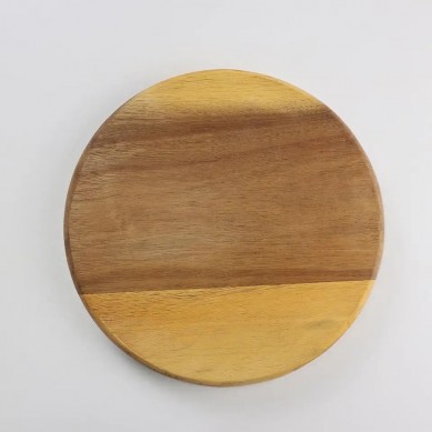 Original Factory Whiskey Glass Cup -
 Round serving tray Acacia wood serving tray kitchen serving tray – Shunstone