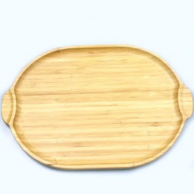 High Quality Home Kitchen Reusable Eco-friendly Wooden Food serving Tray Bamboo tray