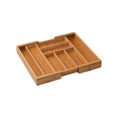 Good Price Bamboo Extending Cutlery Tray Bamboo Cutlery Utensil Tray