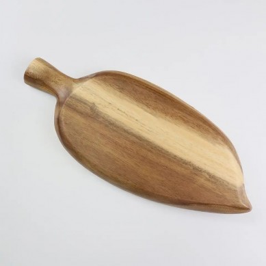 Leaf style Walnut wood server Tray Pizza Tray Walnut wood Tray